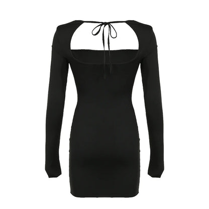 Sexy Backless Mini-Jurk