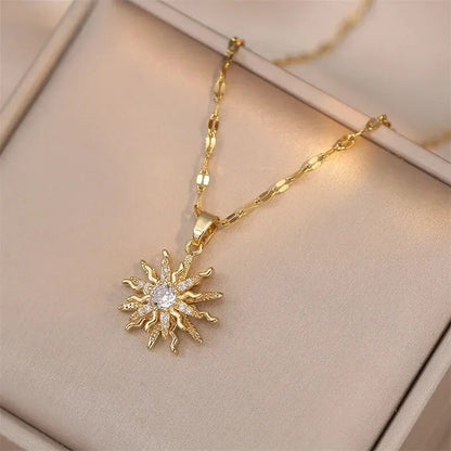 Luxe Spin Zirkoon Bloem Hanger Ketting